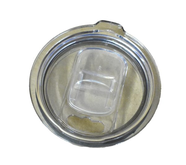 Slide style travel mug lid.