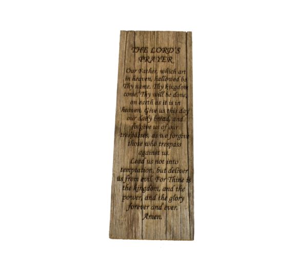 Custom engraved barnwood sign.