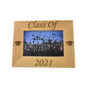 Class of 2021 Personalized Custom Engraved Wood Picture Frame