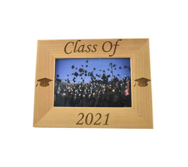 Class of 2021 Personalized Custom Engraved Wood Picture Frame