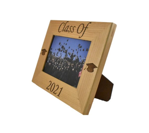 Personalized Class of 2021 Custom Engraved Wood Picture Frame