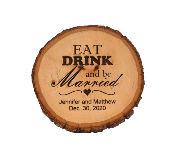 Custom engraved coaster.