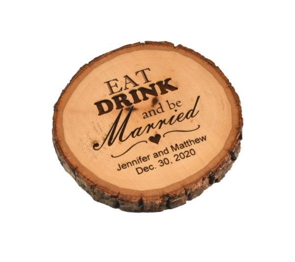 Custom engraved coaster.