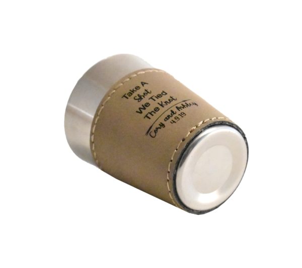 Tied the Knot Engraved Shot Glass Wedding Favor