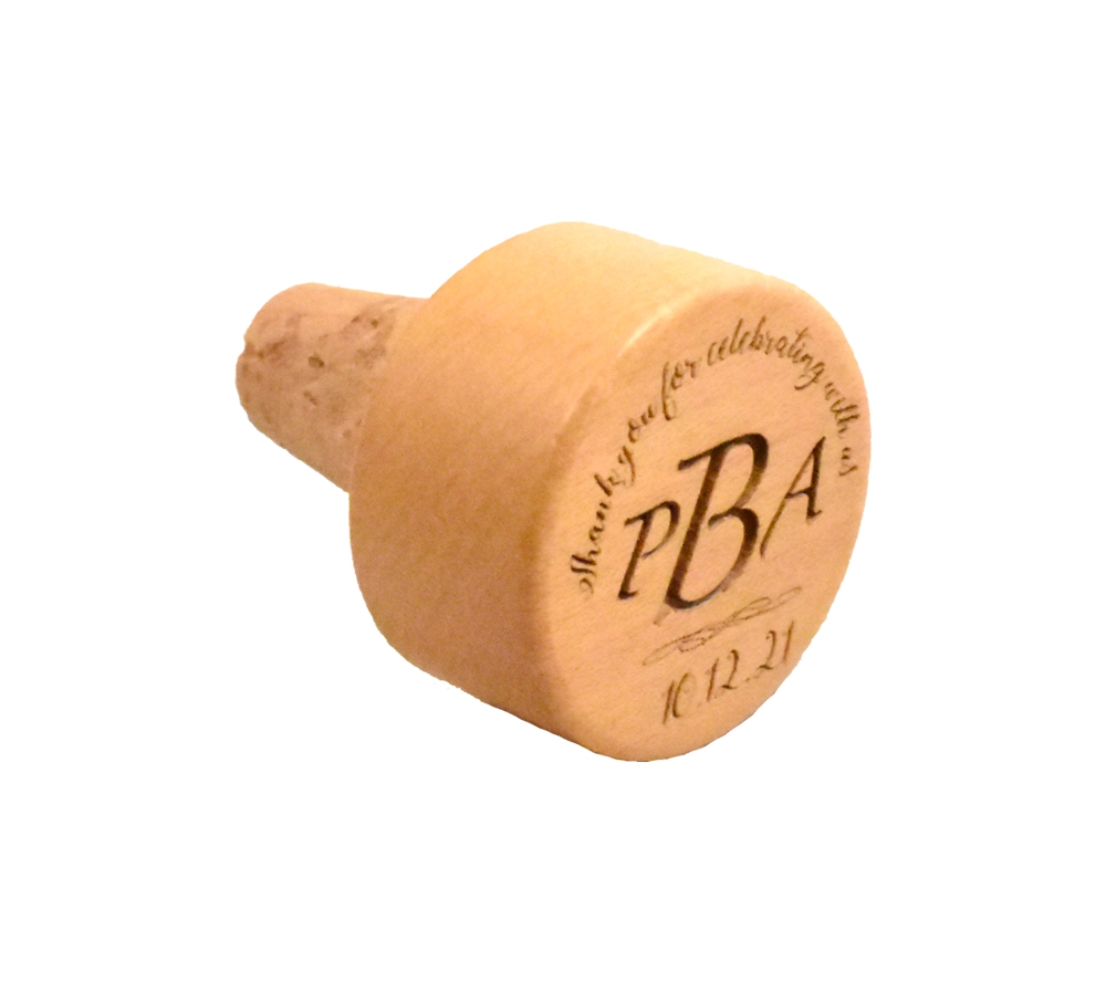 Monogrammed Wine Stopper