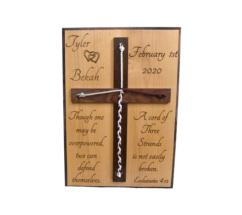 Wedding Cross Made Of Wood – Wally's Wood Crafts, LLC