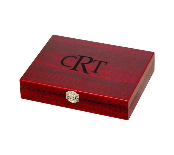 Monogram Custom Engraved Metal Flask Set - Image 2