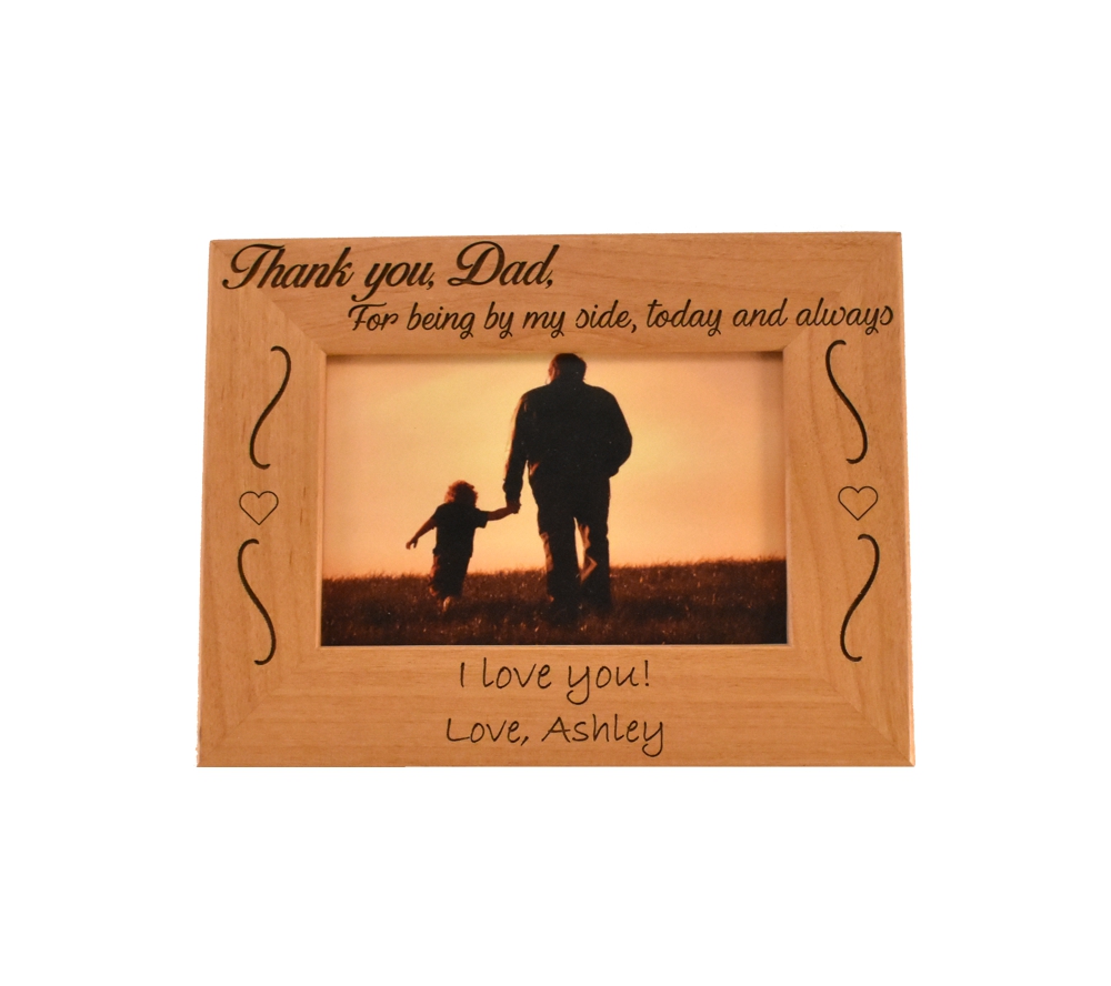 Personalized Memorial Guest Book - Dad Cherry