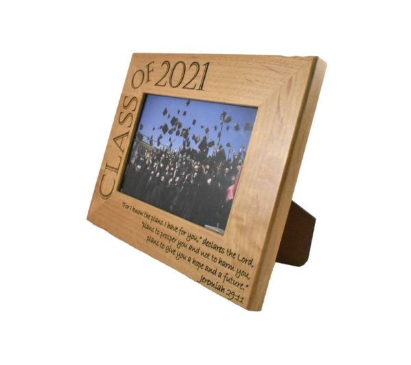 Jeremiah 29:11 Personalized Wood Picture Frame Class of 2021