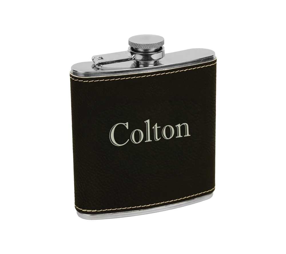 Cherry Wood Flask with Custom Engraving Option - The Wood Reserve