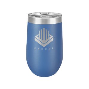 Business Logo Wine Tumbler