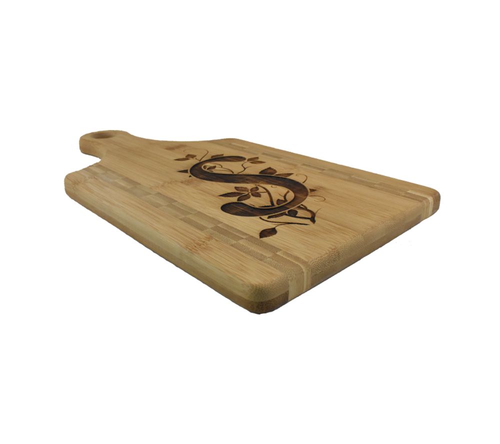 Family Kitchen Custom Engraved Bamboo Cutting Board - Whitetail Woodcrafters