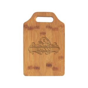 Family Kitchen Custom Engraved Bamboo Cutting Board - Whitetail