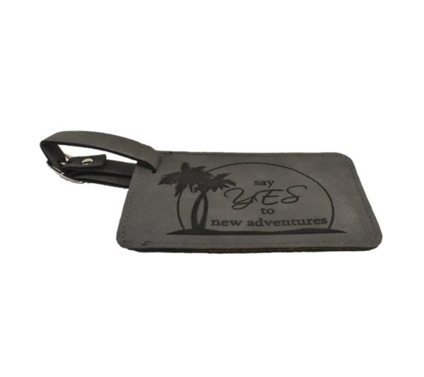 New Adventures Luggage Tag Wedding Favor