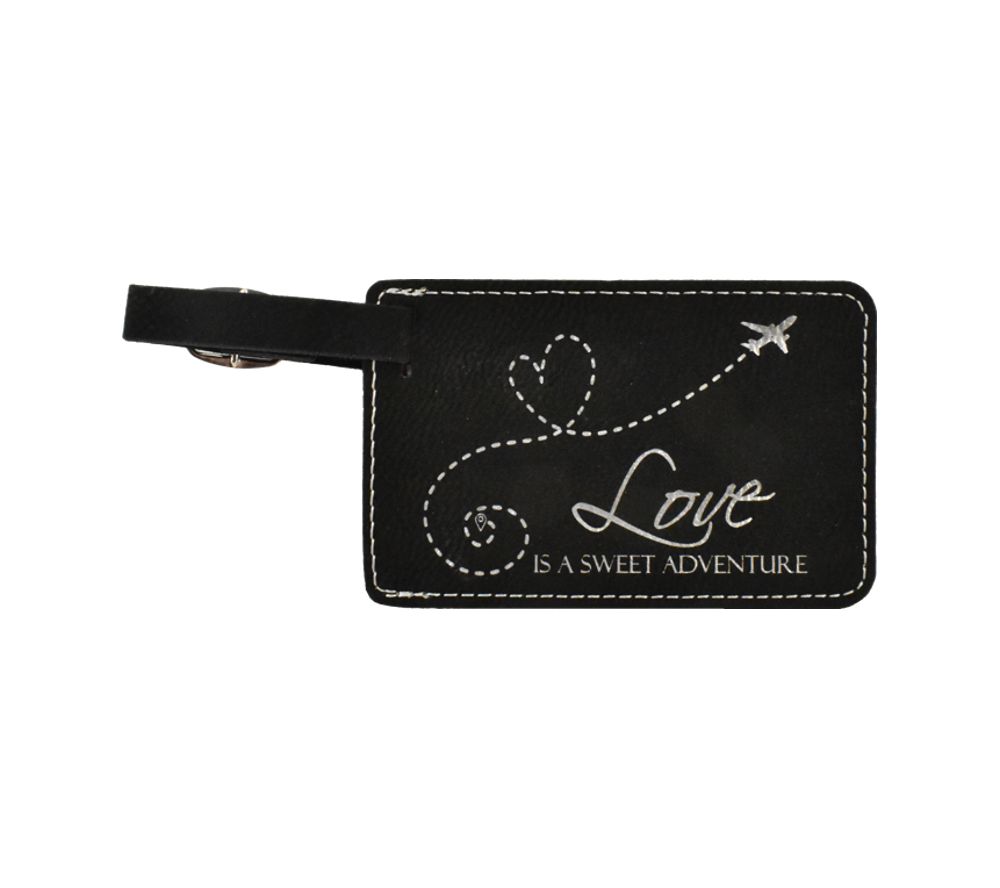 Personalized Leather Luggage Tag