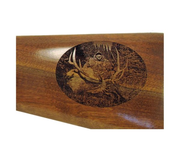 Hunting Photo Custom Gun Stock Engraving Design