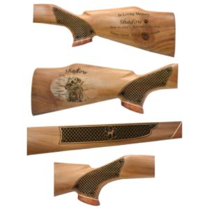 Dog Memorial Gun Stock Package