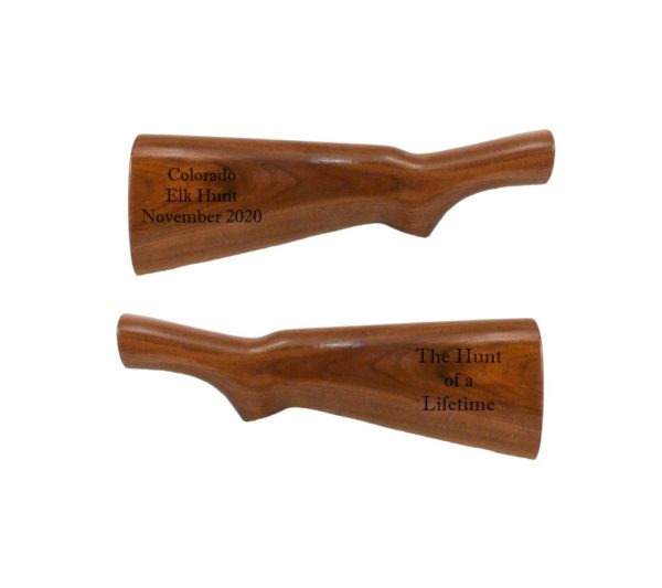 Two Side Text Engraving Gun Stocks